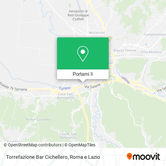 Mappa Torrefazione Bar Cichellero