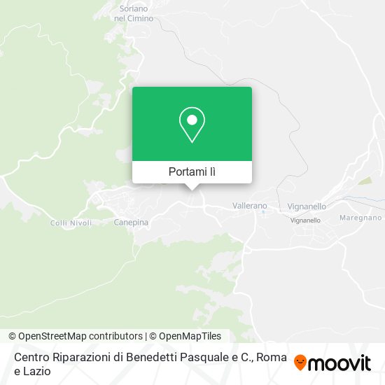 Mappa Centro Riparazioni di Benedetti Pasquale e C.