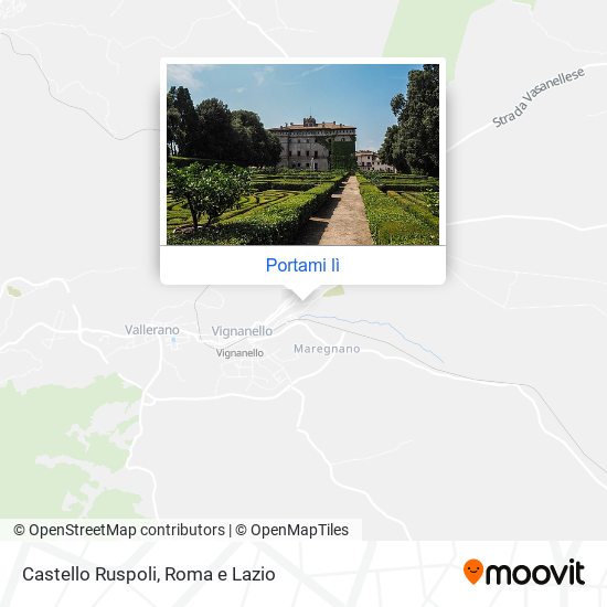 Mappa Castello Ruspoli