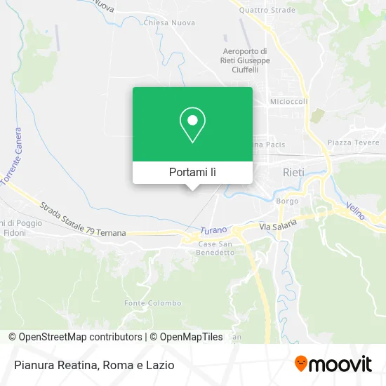 Mappa Pianura Reatina