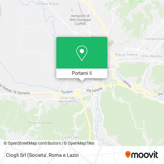 Mappa Ciogli Srl