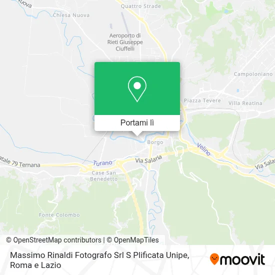 Mappa Massimo Rinaldi Fotografo Srl S Plificata Unipe