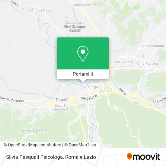 Mappa Silvia Pasquali Psicologa
