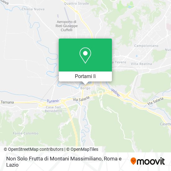 Mappa Non Solo Frutta di Montani Massimiliano