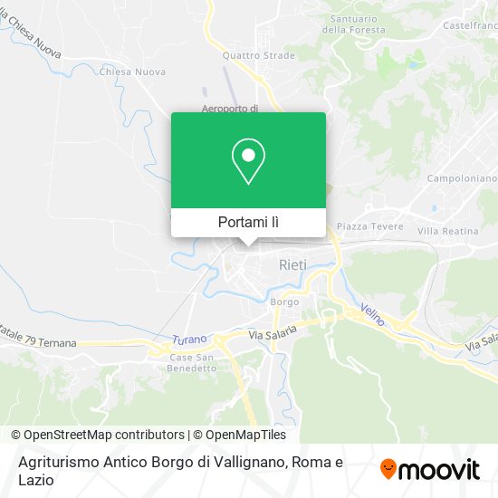 Mappa Agriturismo Antico Borgo di Vallignano