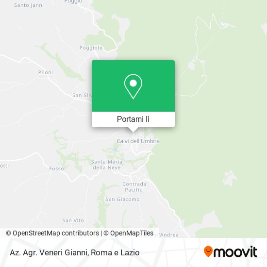 Mappa Az. Agr. Veneri Gianni