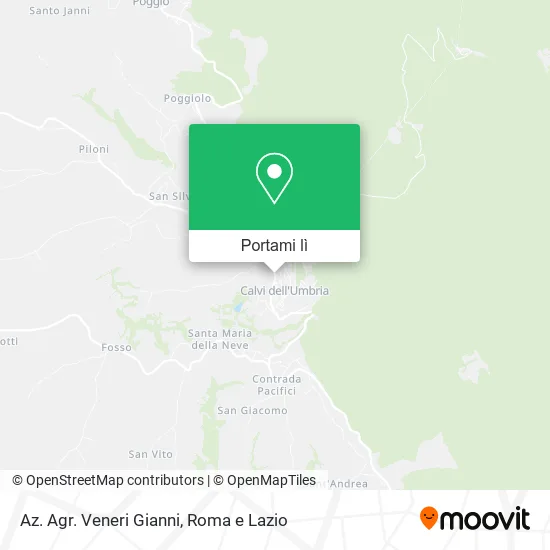 Mappa Az. Agr. Veneri Gianni