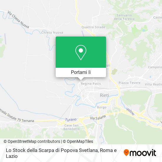 Mappa Lo Stock della Scarpa di Popova Svetlana