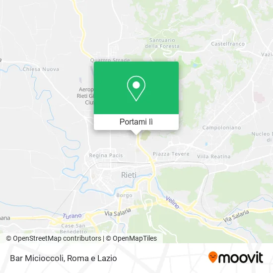 Mappa Bar Micioccoli