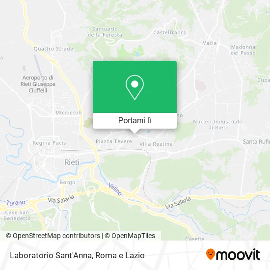 Mappa Laboratorio Sant'Anna