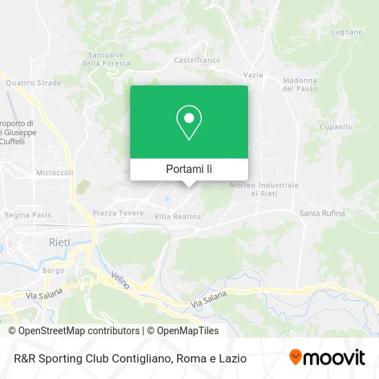 Mappa R&R Sporting Club Contigliano