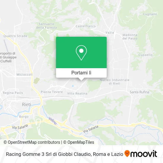 Mappa Racing Gomme 3 Srl di Giobbi Claudio