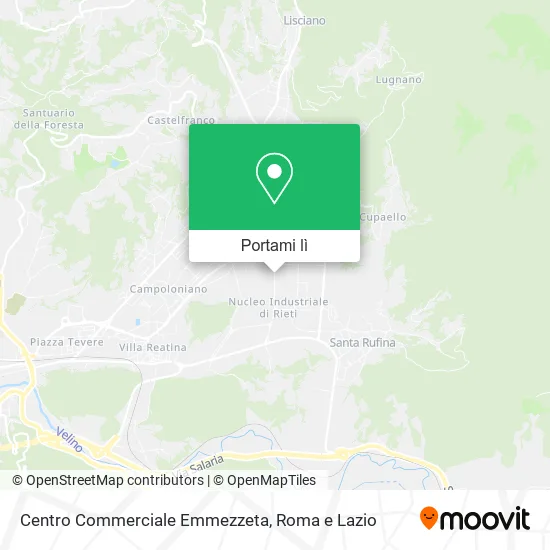 Mappa Centro Commerciale Emmezzeta