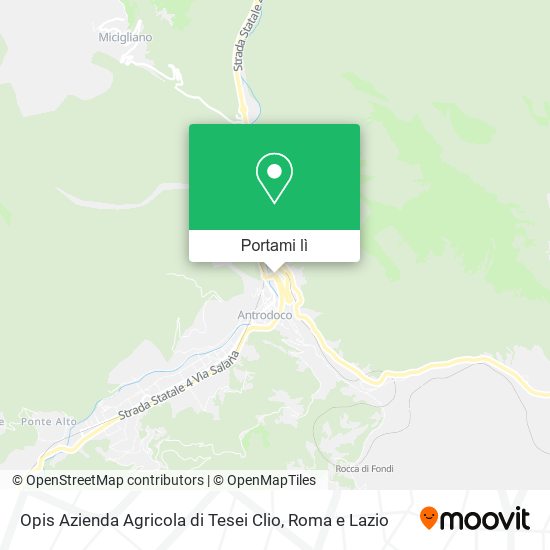 Mappa Opis Azienda Agricola di Tesei Clio