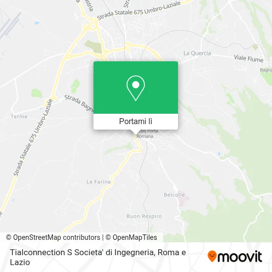 Mappa Tialconnection S Societa' di Ingegneria
