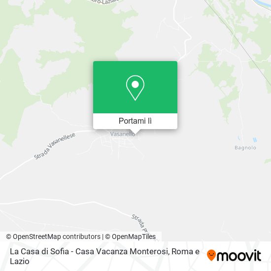 Mappa La Casa di Sofia - Casa Vacanza Monterosi