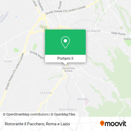 Mappa Ristorante il Pacchero