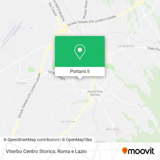 Mappa Viterbo Centro Storico