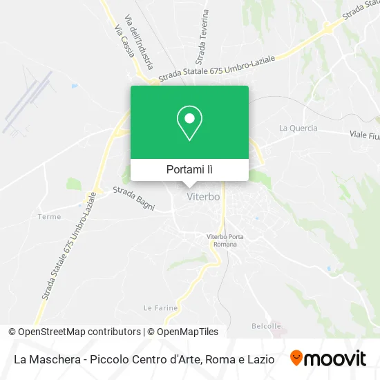 Mappa La Maschera - Piccolo Centro d'Arte