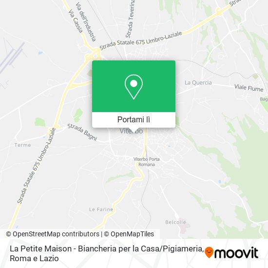 Mappa La Petite Maison - Biancheria per la Casa / Pigiameria