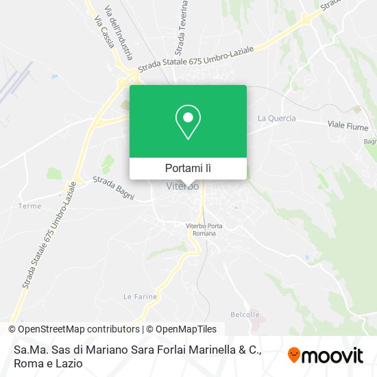 Mappa Sa.Ma. Sas di Mariano Sara Forlai Marinella & C.