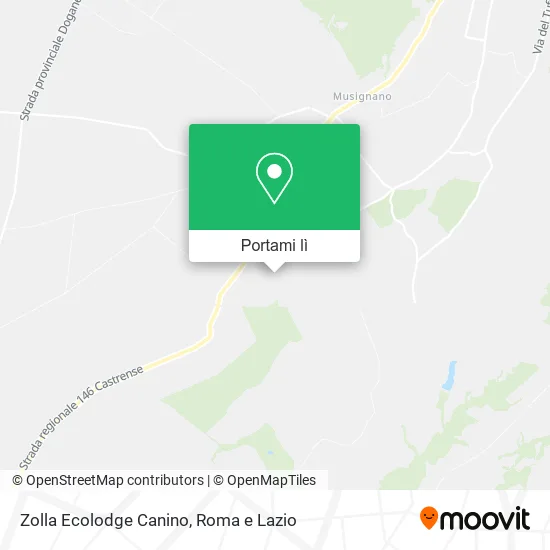 Mappa Zolla Ecolodge Canino