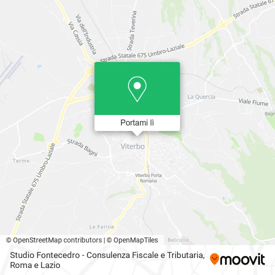 Mappa Studio Fontecedro - Consulenza Fiscale e Tributaria