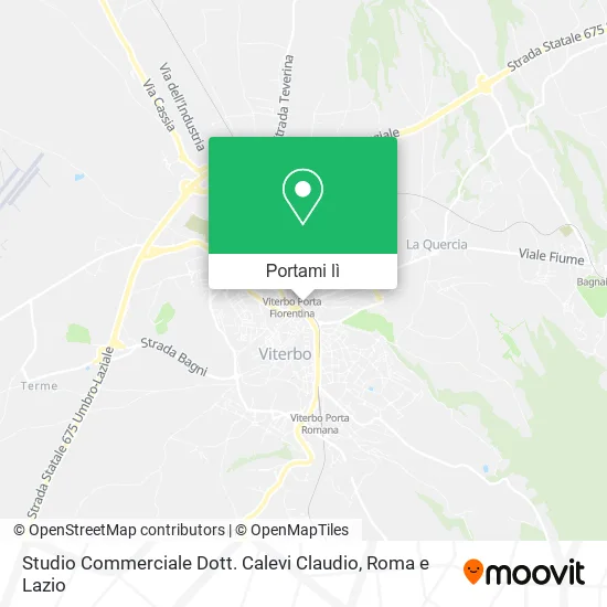 Mappa Studio Commerciale Dott. Calevi Claudio