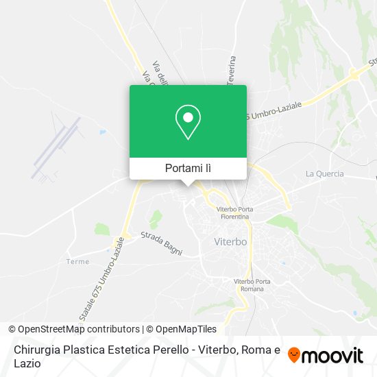 Mappa Chirurgia Plastica Estetica Perello - Viterbo