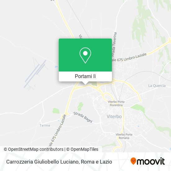 Mappa Carrozzeria Giuliobello Luciano