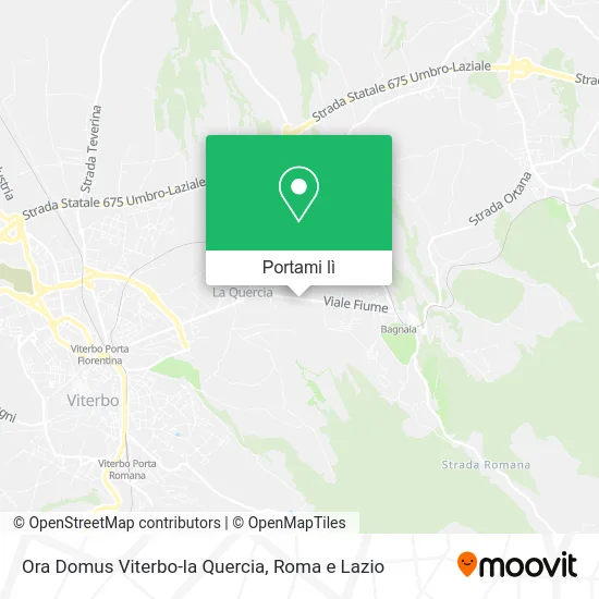 Mappa Ora Domus Viterbo-la Quercia