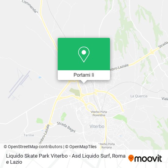 Mappa Liquido Skate Park Viterbo - Asd Liquido Surf