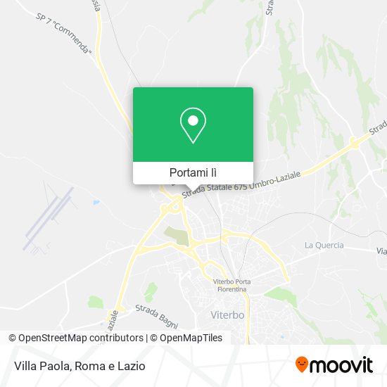 Mappa Villa Paola