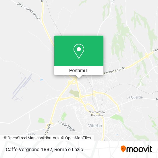 Mappa Caffè Vergnano 1882