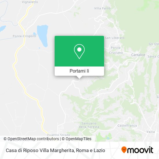 Mappa Casa di Riposo Villa Margherita