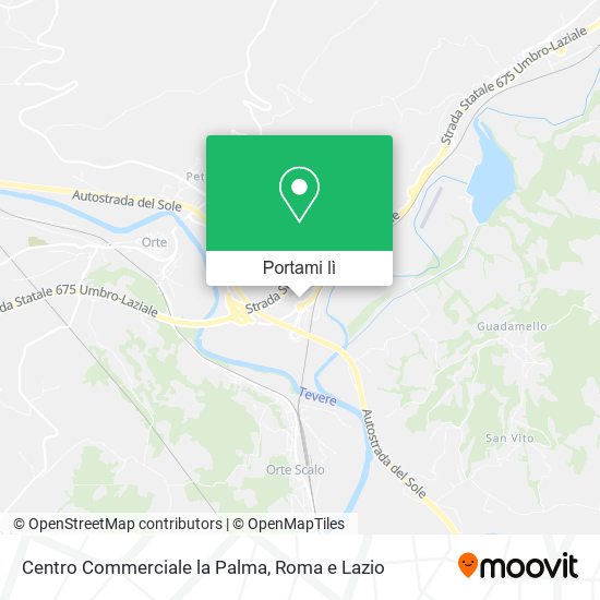 Mappa Centro Commerciale la Palma