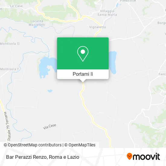 Mappa Bar Perazzi Renzo