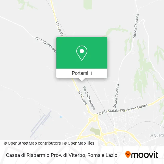 Mappa Cassa di Risparmio Prov. di Viterbo