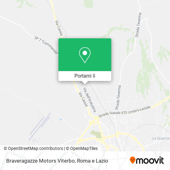 Mappa Braveragazze Motors Viterbo