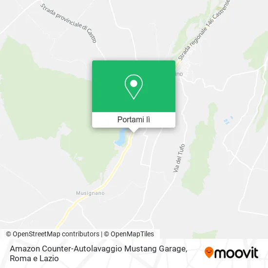 Mappa Amazon Counter-Autolavaggio Mustang Garage