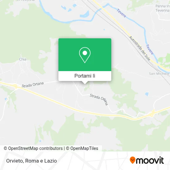 Mappa Orvieto