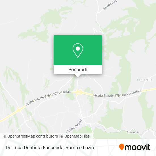 Mappa Dr. Luca Dentista Faccenda