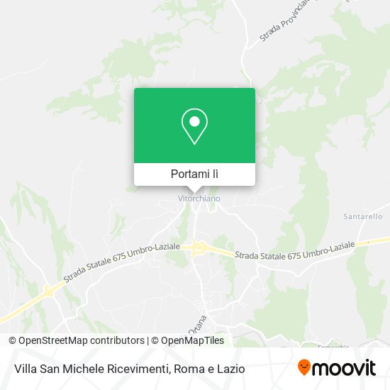 Mappa Villa San Michele Ricevimenti