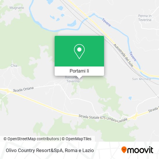 Mappa Olivo Country Resort&SpA