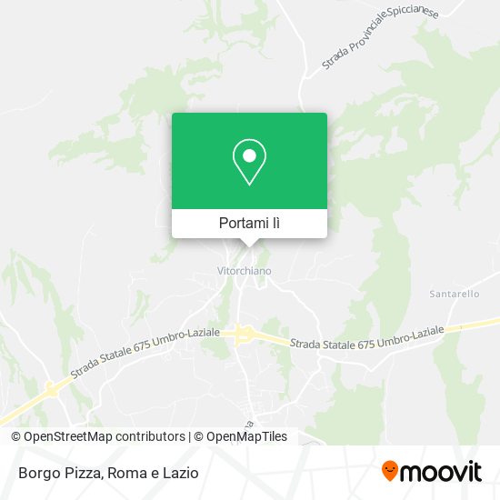 Mappa Borgo Pizza