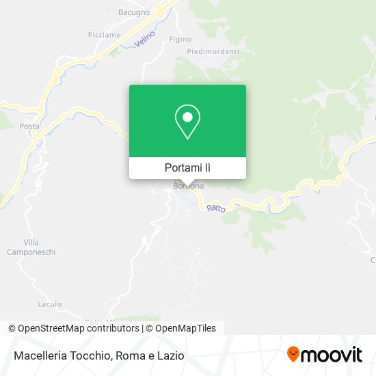 Mappa Macelleria Tocchio