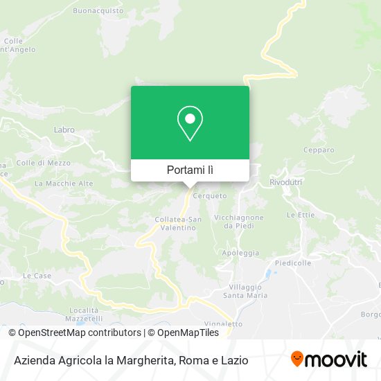 Mappa Azienda Agricola la Margherita