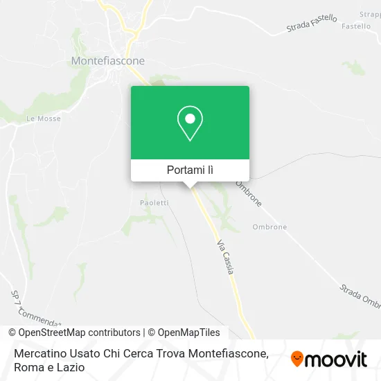 Mappa Mercatino Usato Chi Cerca Trova Montefiascone