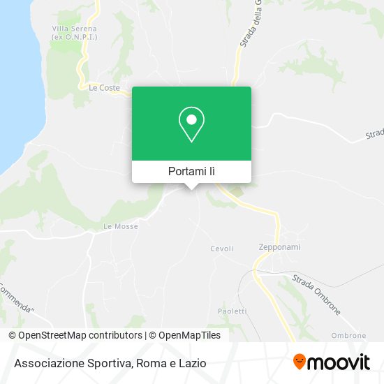 Mappa Associazione Sportiva