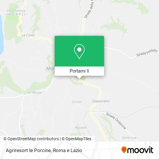 Mappa Agriresort le Porcine